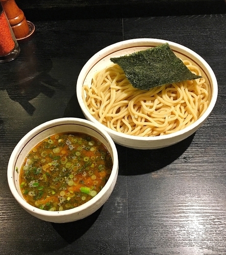 「つけそば 中盛り(400g) 850円」@BASSO ドリルマンの写真
