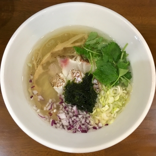 「【限定】青海苔と鯛の中華そば (800円)」@麺喰屋 澤 徳島店の写真