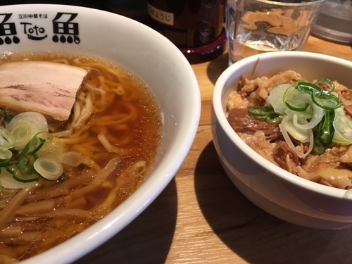 「中華そば醤油」@立川中華そば とと ホンテンの写真