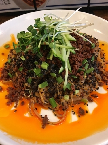 「冷やし黒胡麻担々麺」@万豚記 ビーンズ武蔵中原店の写真