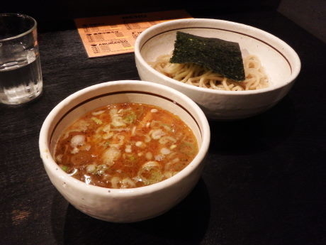 「つけそば　小盛」@BASSO ドリルマンの写真