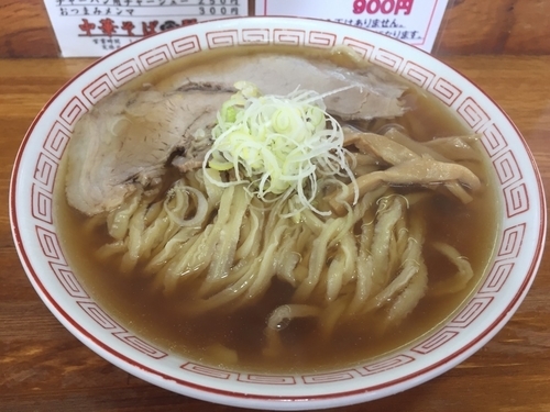 「中華そば 太麺 あっさり 700円」@中華そば 琴のの写真