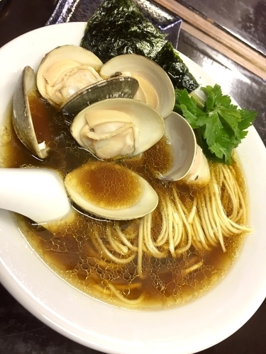 「【限定】鶏そばwith蛤 ￥900」@と多゛食堂の写真