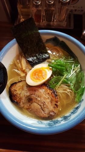 「柚子塩ラーメン端麗」@AFURI 恵比寿の写真