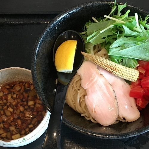 「「SOBA屋」の細つけ麺 (750円)」@つけSOBA GOKU-TUBUSHIの写真