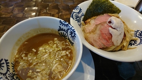 「龍介つけそば820円+窯焼きチャーシュー150円」@特級鶏蕎麦 龍介の写真