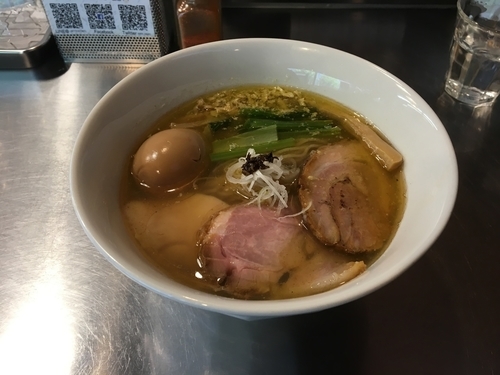 「特製貝節潮そば」@貝節麺raikの写真