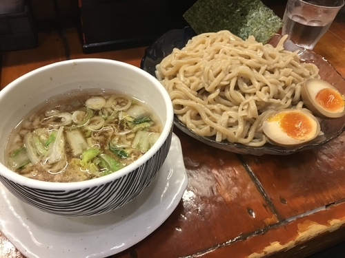 「冷やしつけ麺 中」@つけ麺 紫匠乃 門前仲町店の写真