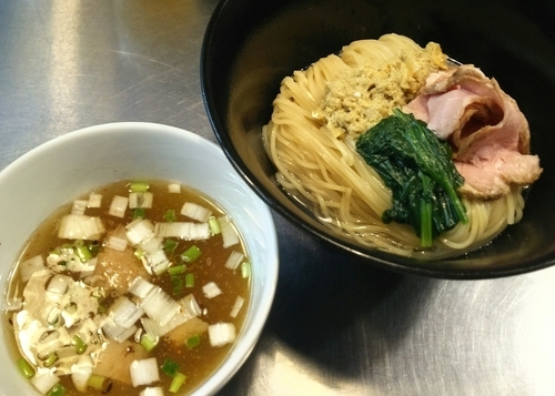 「貝節潮つけそば　900円」@貝節麺raikの写真