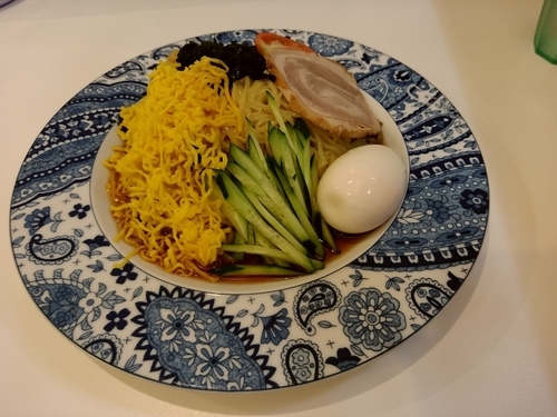 「冷やし中華(大盛・220g)780円」@ラーメン処 そうじゃ屋の写真