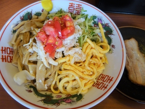 「中田の冷やし中華 780円 ＋ VIPカード利用でチャー1枚」@吟醸煮干 灯花紅猿の写真