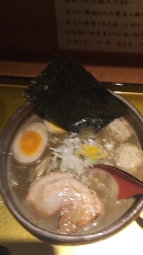 「特製煮干し醤油そば 和え玉」@麺屋 音の写真