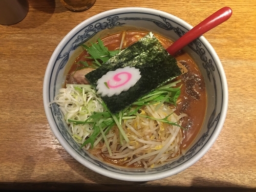 「味噌煮干しラーメン」@麺や 六三六 姫路店の写真