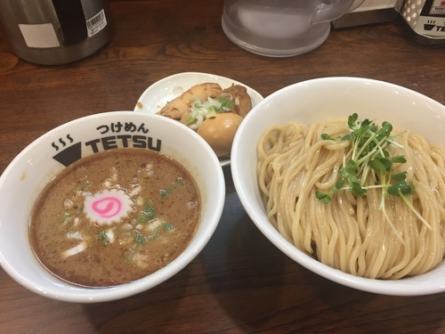 「特製つけ麺大盛」@つけめんTETSU 御徒町ラーメン横丁店の写真