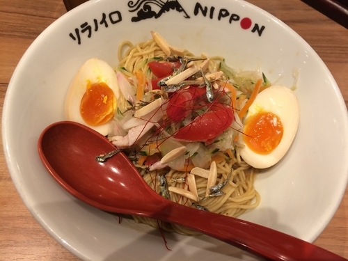 「煮干し和えそば」@ソラノイロ NIPPONの写真