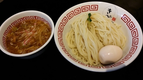 「味玉つけそば」@中華そば きび 明大前店の写真
