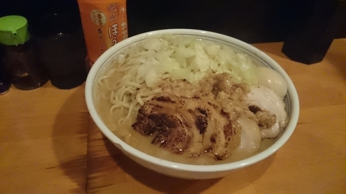 「ラーメン特盛・特製(アブラ)￥１１５０」@ファットンの写真