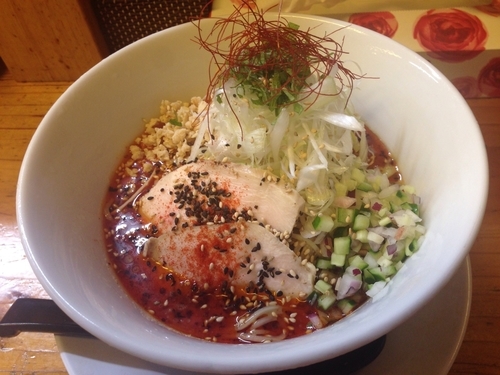 「「限定」冷やし担々麺」@辛っとろ麻婆麺 あかずきんの写真