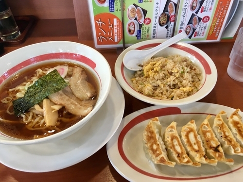 「あっさり中華そばミックスランチ ¥799」@幸楽苑 東小金井店の写真