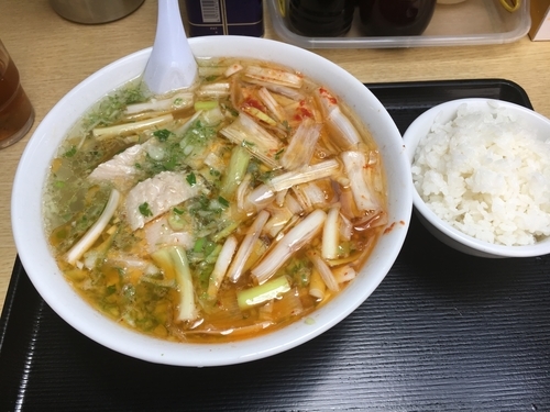 「鳥ラーメン」@珉珉の写真