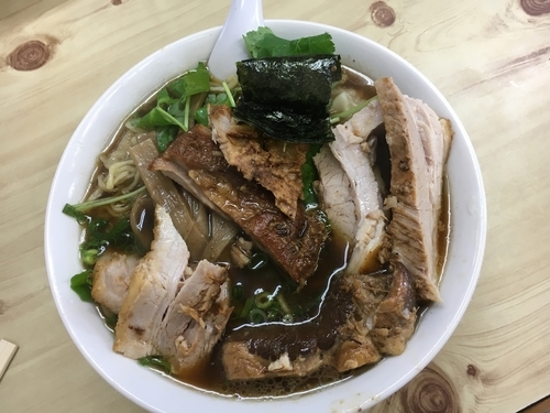 「チャーシューワンタン麺」@味の大西 本店の写真