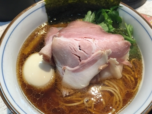 「特製煮干しそば」@中華そば 四つ葉の写真