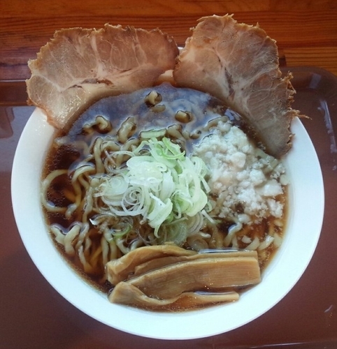 「煮干し中華・麺パス価格540円・大盛100円増」@つけ麺 心心の写真