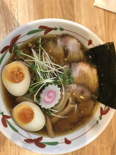 「特製醤油ラーメン 濃口 太麺」@らーめん天神下 大喜の写真