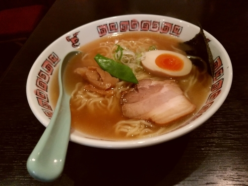 「支那そば(並盛・130g)700円」@居酒屋 遊膳 美花月の写真