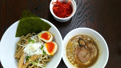 「特製つけ麺 辛ネギ」@麺屋みつば＋クローバーの写真