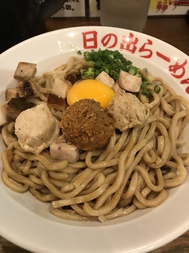 「ガッツ麺DX 大盛」@日の出らーめん 名駅西口分店の写真