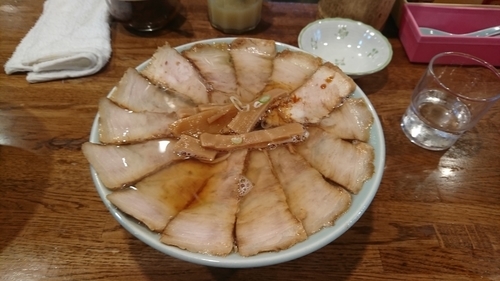 「醤油ダブルチャーシューメン ￥1000」@丸信ラーメン 駅前店の写真