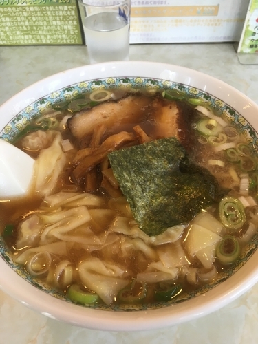「ワンタンメン」@拉麺屋 日昇亭の写真