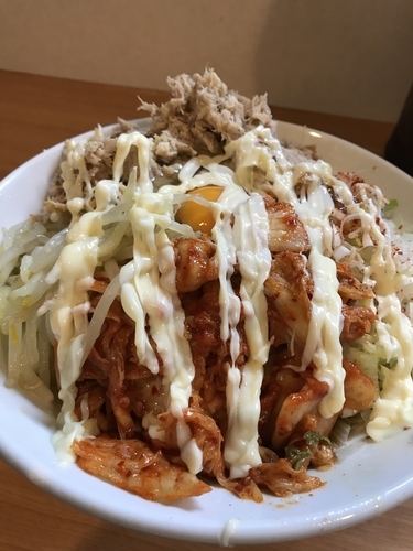 「【限定】あの豚　麺200g　マヨネーズ　900円」@豚星。の写真