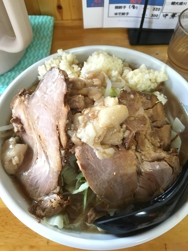 「SS並」@地鶏ラーメン 赤大屋の写真