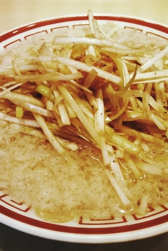 「ねぎそば こってり」@田中そば店の写真