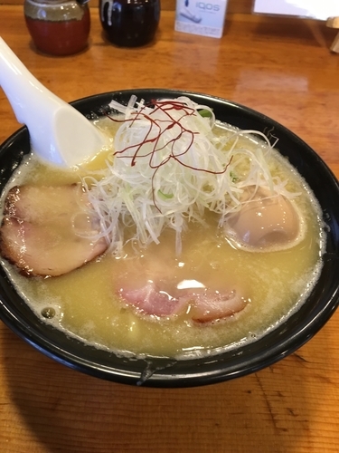 「鶏白湯ラーメン  味玉」@鶏そば きび 目黒店の写真