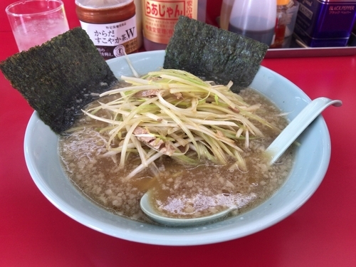 「ネギラーメン」@ラーメンショップ椿 河内店の写真