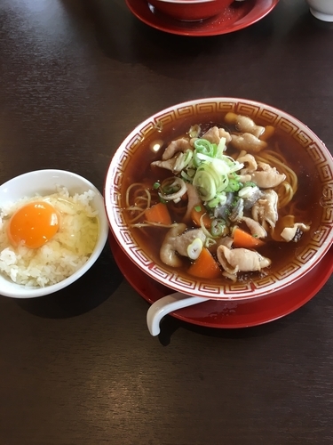 「スタミナホルモンそば（840円）」@本格中華そば えるもの写真