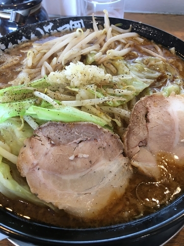 「ブラックモンスター」@らあめん花月嵐 志木南店の写真