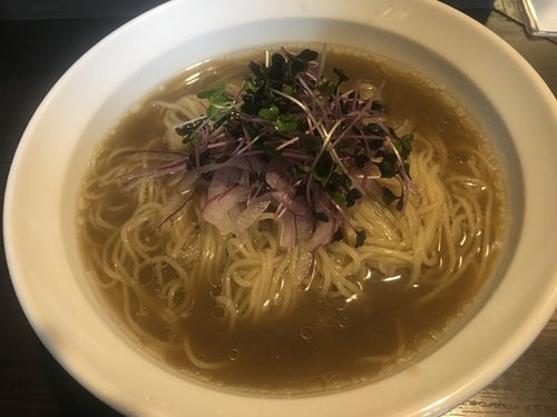 「冷やし焼き干そば」@灰汁中華 丿貫 福富町本店の写真