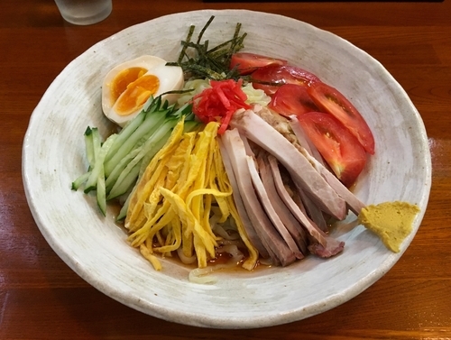 「冷やし中華」@手打ち中華そば 竹の助の写真