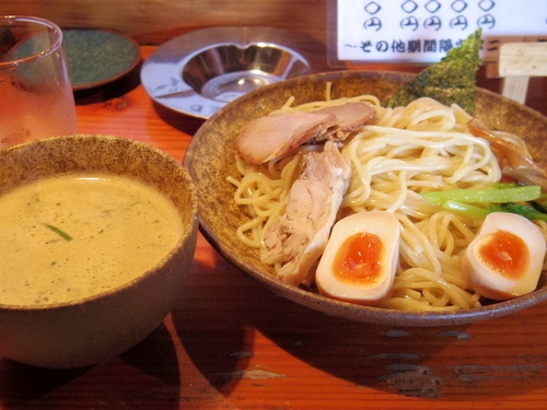 「こってり鶏白湯つけ麺大盛り」@はぐるまの写真