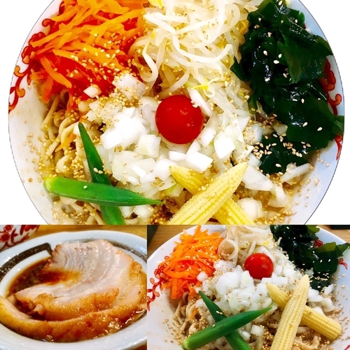 「☆限定  冷やし中華(ごま)☆」@ラーメン 登良治郎の写真