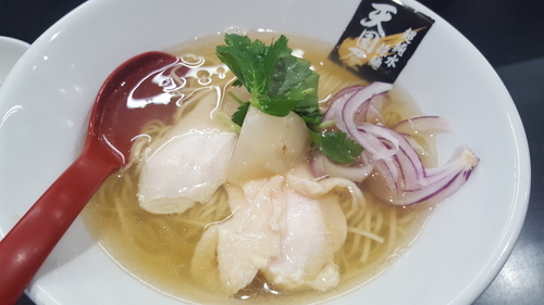 「限定 太刀魚煮干し麺」@超純水採麺 天国屋の写真