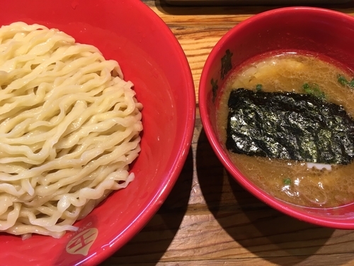 「豚鶏つけ麺中盛」@赤備の写真