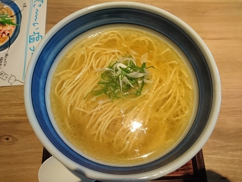 「塩かけそば＋塩変え玉」@麺や Co粋の写真