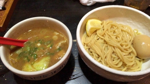 「牛ホルモンつけ麺」@麺専門店 つけ麺屋ちっちょの写真