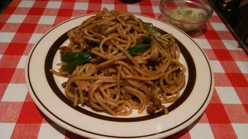 「キーマカレー 500円」@焼きスパゲッチミスターハングリーの写真