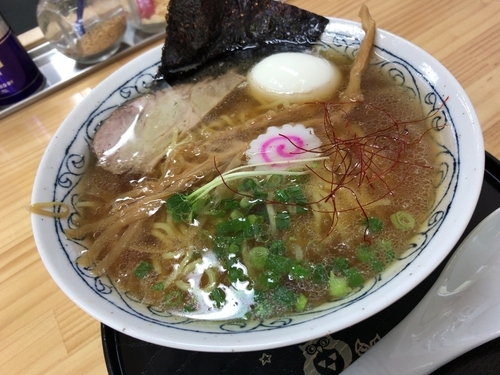 「濃厚味玉中華そば」@中華そば 地鶏丸の写真